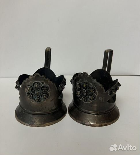 Подстаканник мельхиоровый СССР