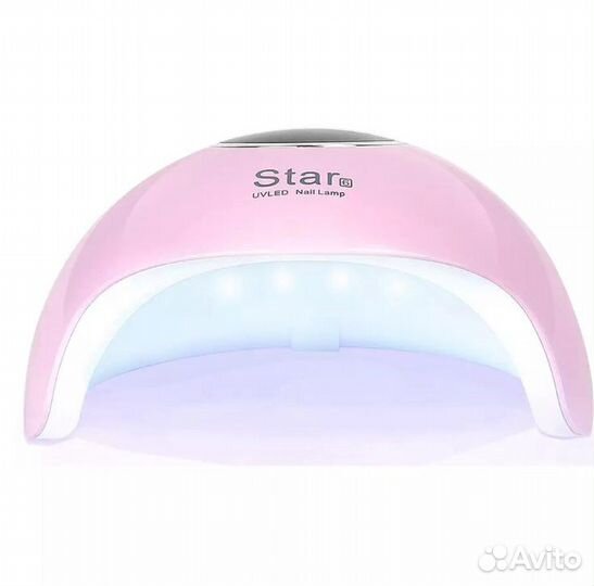 Лампа для маникюра новая+3 гель лака в подарок