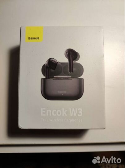 Беспроводные наушники baseus w3