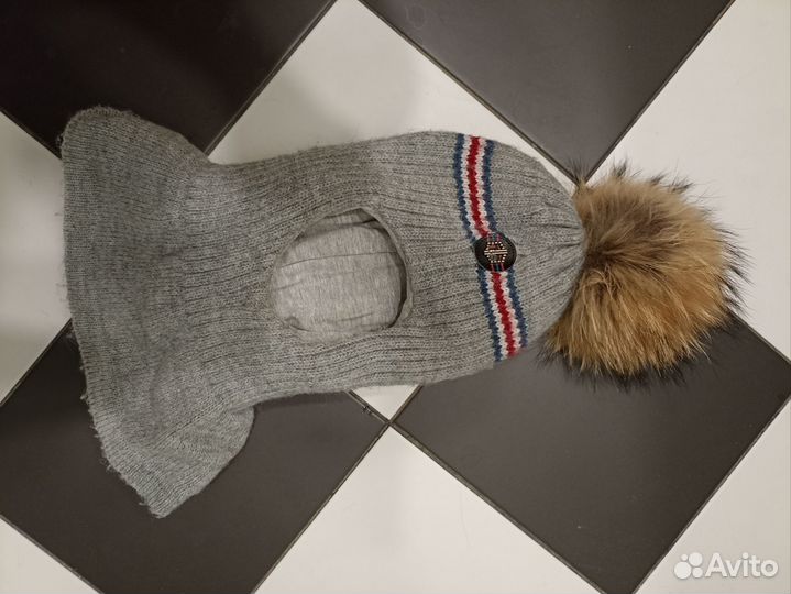 Шапка, шапка-шлем детская зимняя 0-2 года