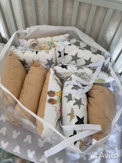 Бортики в детскую кроватку