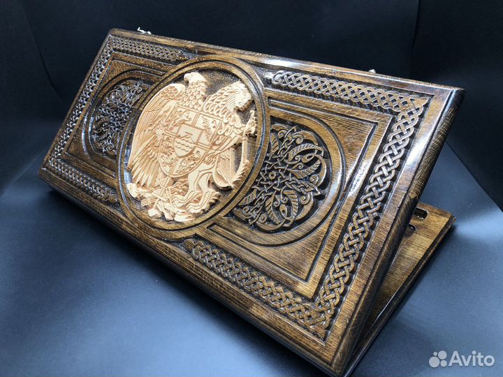 Герб Армении, резные 60/60 см