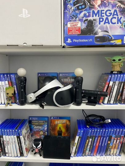 PS4 VR + камера v2 + игра
