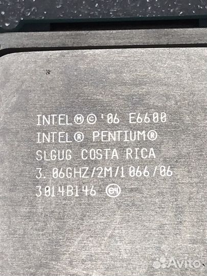 Процессор Intel Pentium E6600
