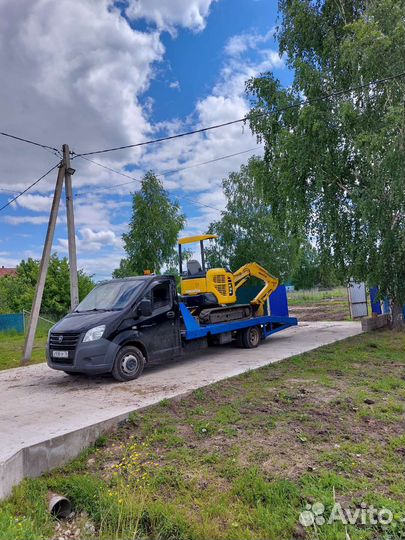 Услуги миниэкскаватора