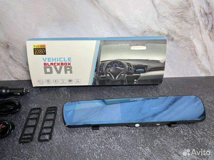 Автомобильное зеркало авторегистратор 2 камеры