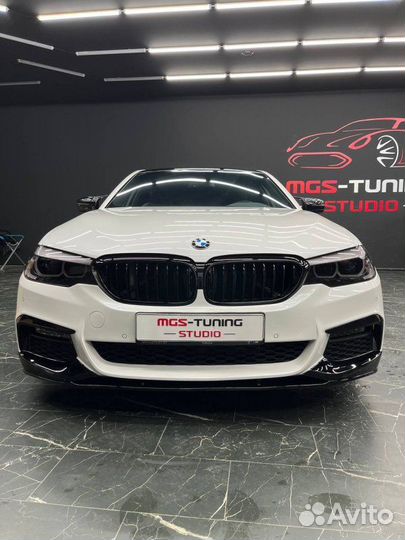 Губа решетка лезвия порогов спойлер BMW 5 G30