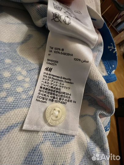 Поло мужское H&M размер L