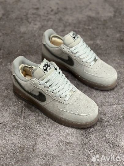 Nike Air Force 1 Reigning Champ Light Grey Светло