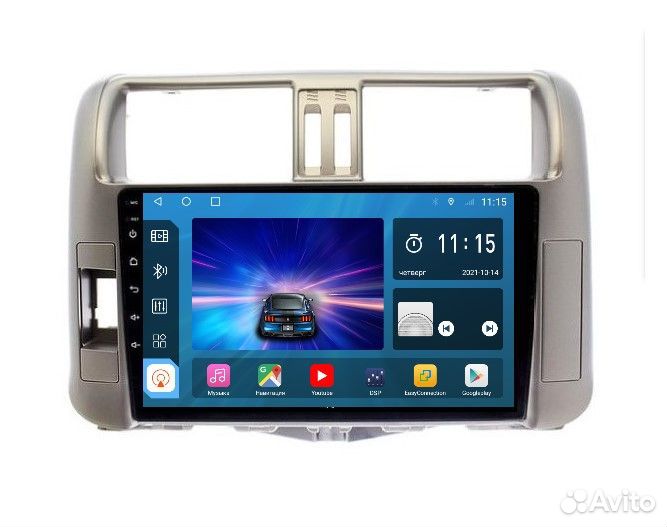 Штатная магнитола Toyota Prado Android 11 4+64