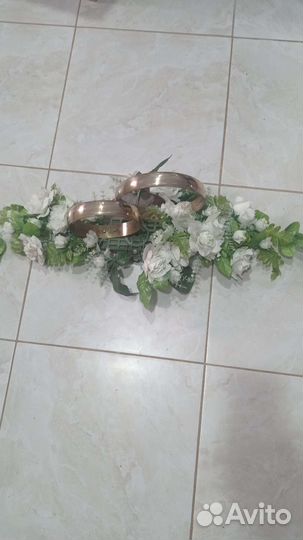 Кольца свадебные на крышу автомобиля