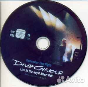 David Gilmour – Remember That Night 2 digi DVD