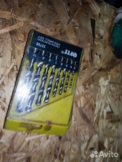 Набор сверл fit 33798 8шт от 3-10