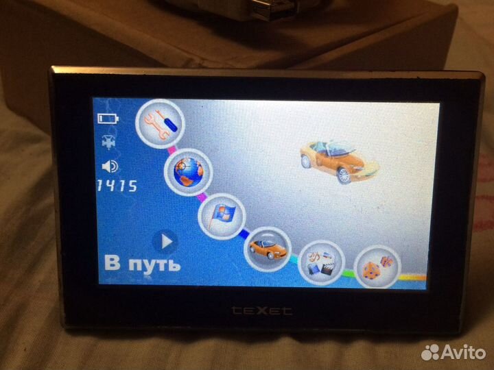 Gps навигатор texet