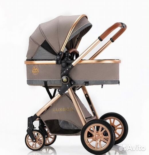 Коляска luxmom V9 3 в 1