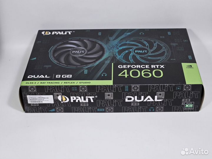 Видеокарта Palit GeForce RTX 4060 новая Ситилинк