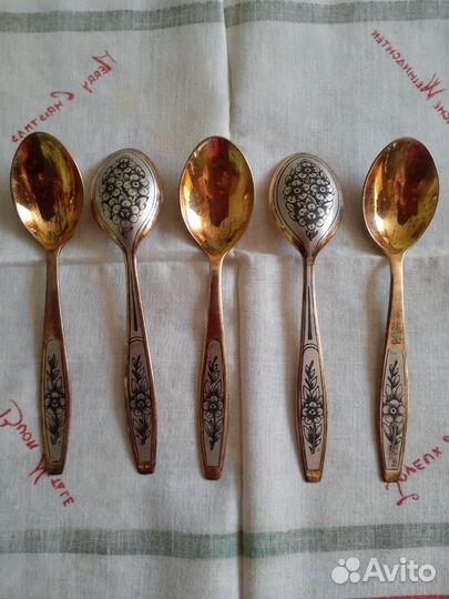 Серебряные ложки 875 проба, СССР