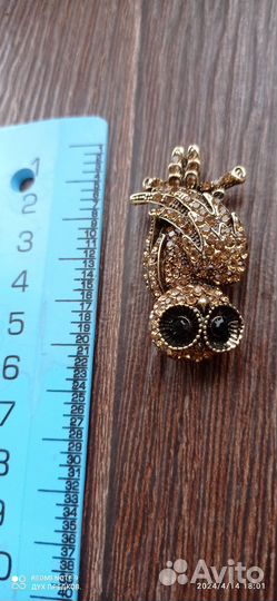 Брошь. Сова. Из личной коллекции. N 6