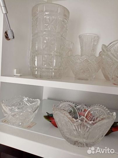 Ваза хрустальная большая СССР