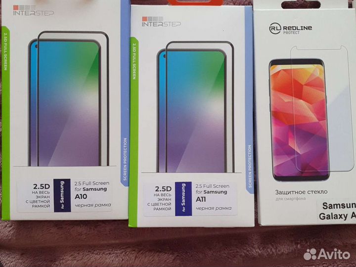 Защитное стекло (и чехол) на Samsung и Xiaomi redm