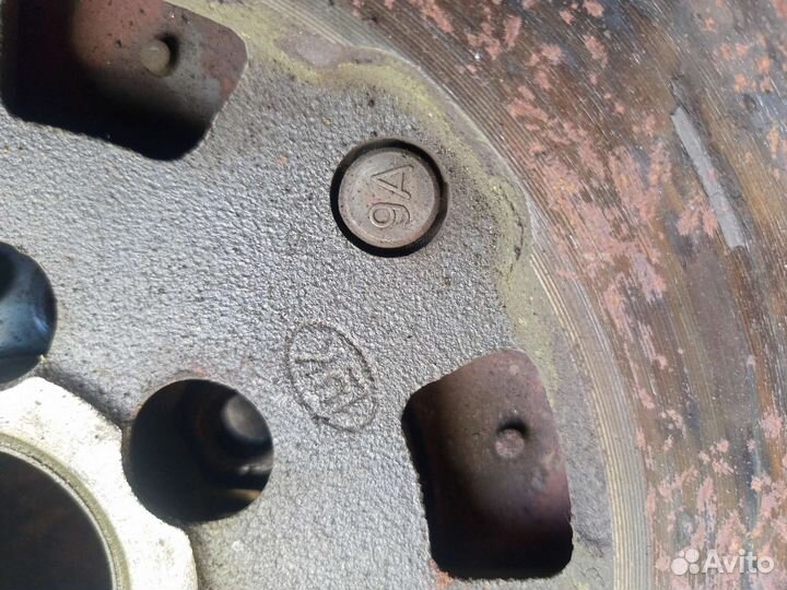 Маховик двухмассовый на Renault Scenic 2 K9K