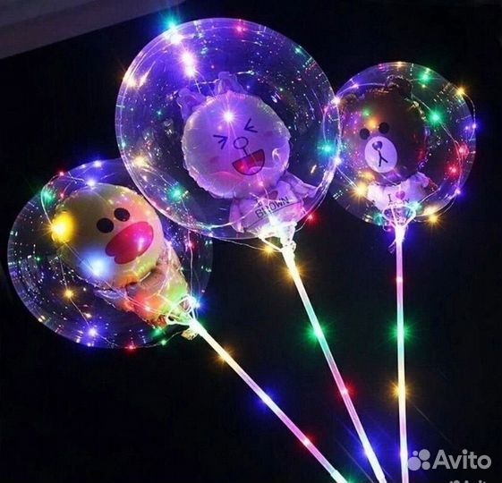 Светящиеся шары вертолётики игрушки оптом 183