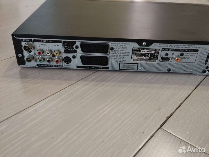 Dvd рекордер sony