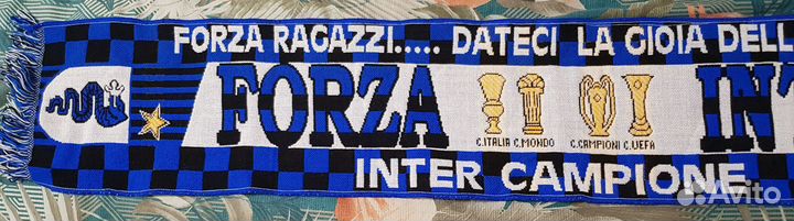 Шарф футбольный Интер (Internazionale FC) Милан