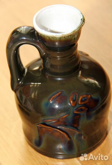 Кувшин для вина с 4-мя рюмками (керамика)