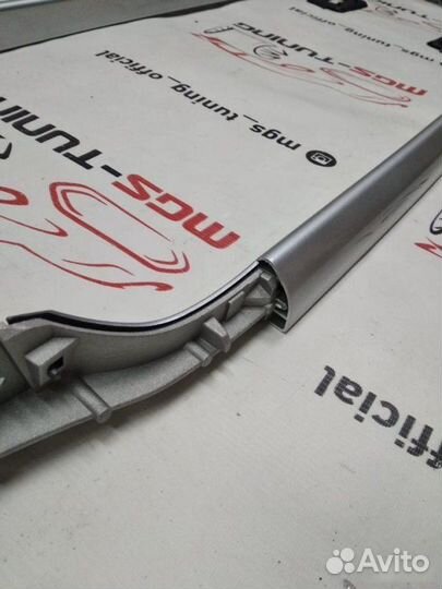 Рейлинги Toyota Land Cruiser 200 серебро 07-н.в