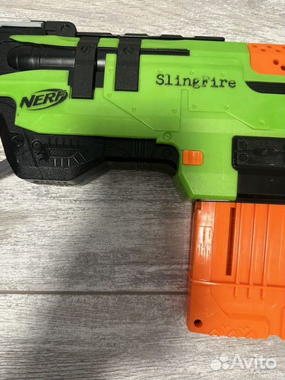 Бластер Nerf slingFire zombie