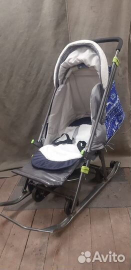 Детские санки коляска