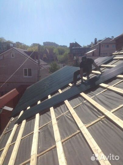 Кровельные работы кровельщики