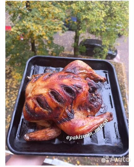 Курица жареный