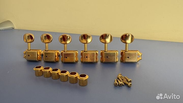 Kluson Deluxe 6-in-line Gold Japan