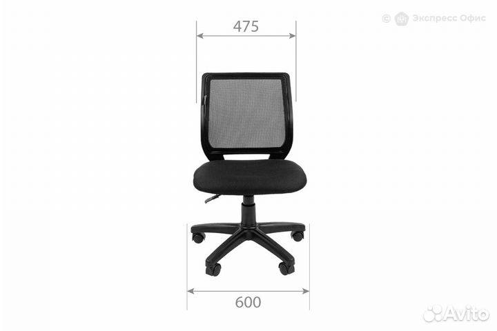 Кресло офисное без подлокотников Chairman 699