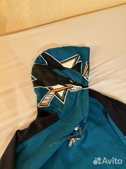 Худи мужская клубная NHL (San Jose Sharks)