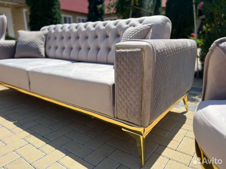 Диван и 2 кресла