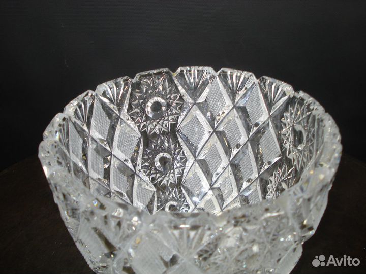 Ваза, конфетница хрусталь стекло СССР