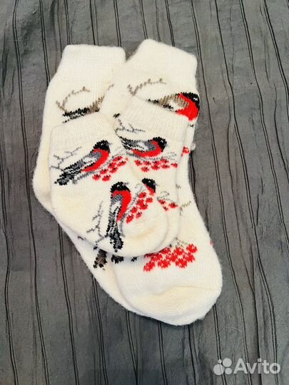 Парные носки со снигерями 