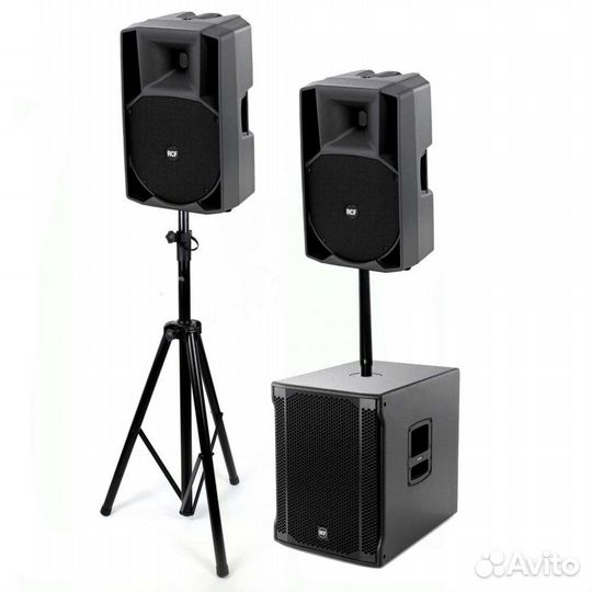 Активный звуковой комплект в аренду для дискотеки