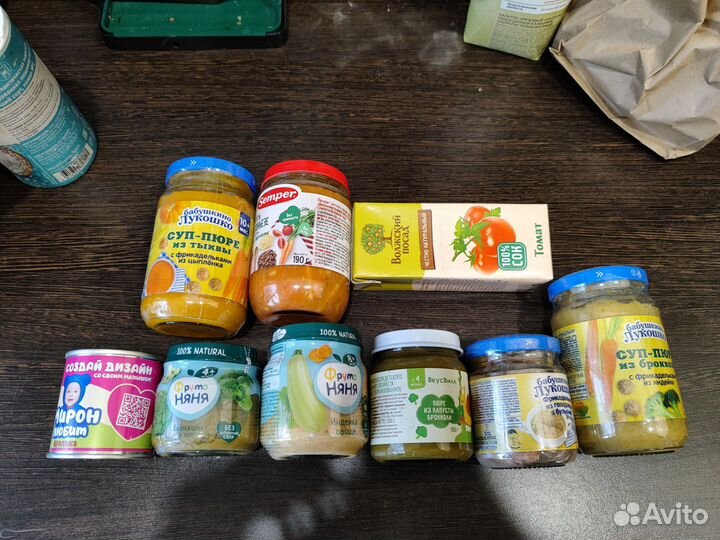 Детские пюре