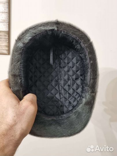 Меховая мужская кепка