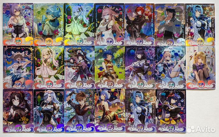 Карточки коллекционные Геншин Импакт