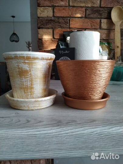 Горшочки керамические
