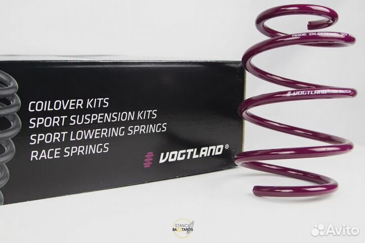 Пружины Vogtland с занижением VW Caddy 3 (2K, 2KN)