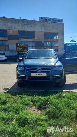Volkswagen Touareg 3.2 AT, 2004, битый, 231 772 км