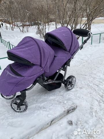 Коляска для двойни bebetto 42