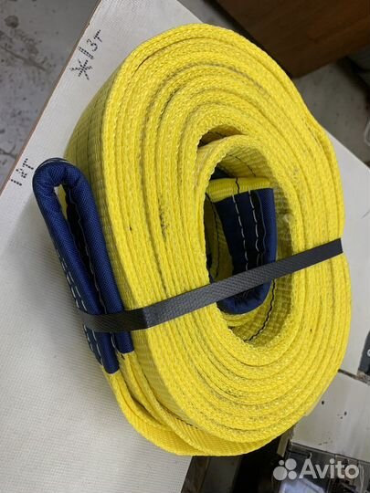 Трос буксировочный 42 тн 5м петля-петля усиленный