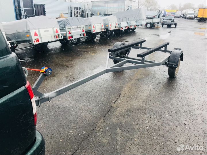 Прицеп 4.9м для Уаза. С лебедкой